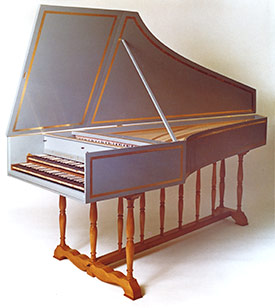 Flemish double-manual harpsichord after Ruckers & Blanchet