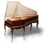 French Double Manual Harpsichord after Hemsch. Click here for details.